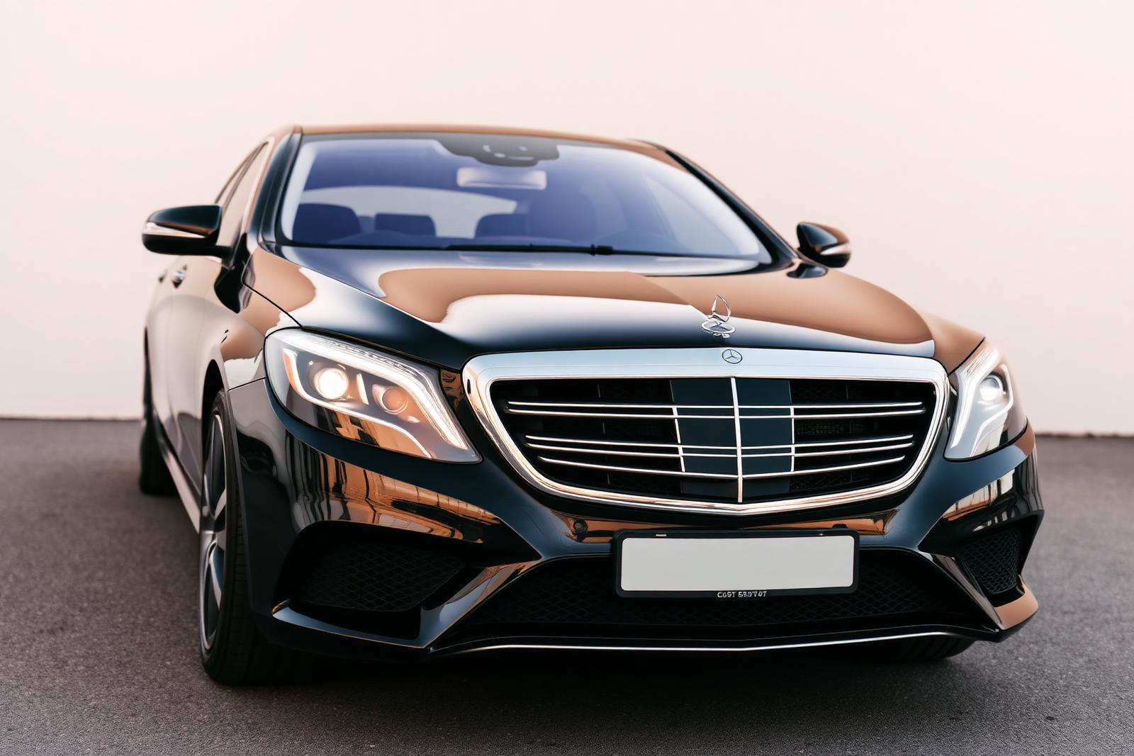 Mercedes Classe S noire — taxi premium à Alès